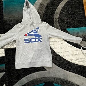 Fanatics Gray Hoodie with Blue Accents